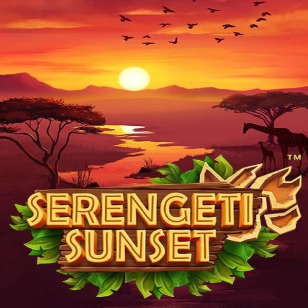 Serengeti Sunset online game logo by Skywind Group on pelikioskicasinos-fi.com